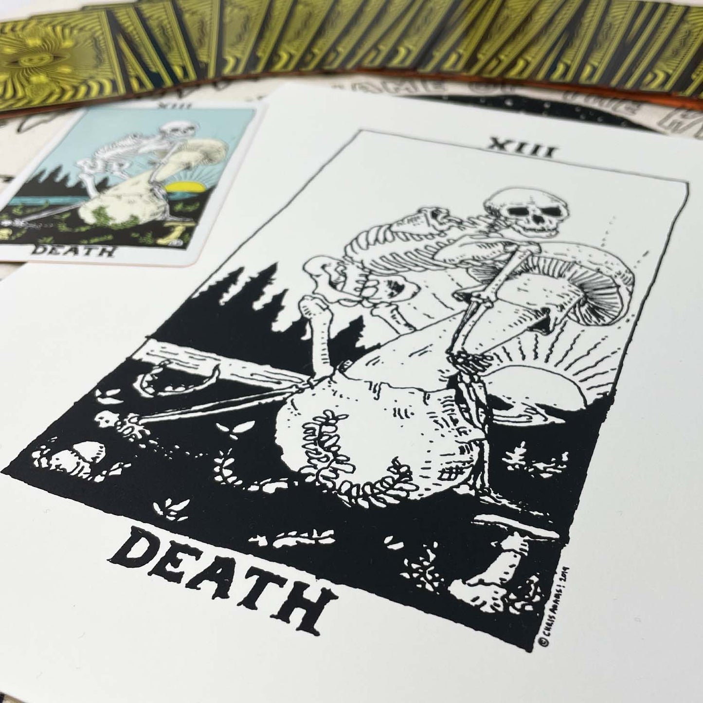Death Card 8x10 Print